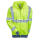 Men's High Visibility Hooded Sweatshirt Jacket